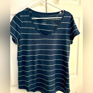 Sonoma Goods for Life S/S Everyday Tee, size large, blue